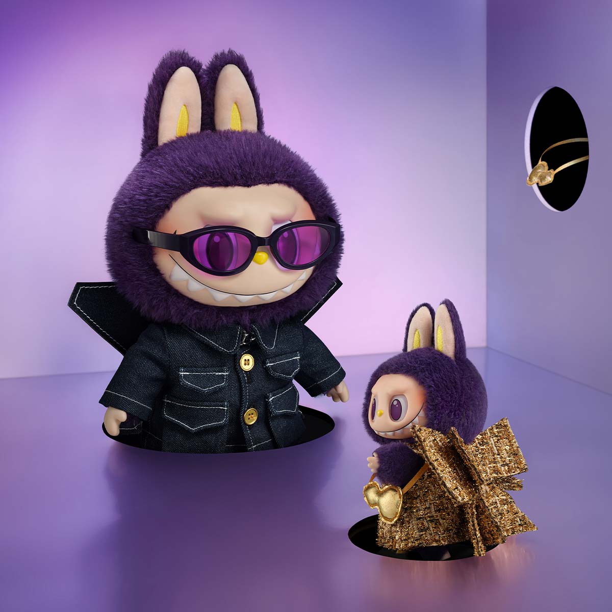 THE MONSTERS Labubu x Pronounce - Wings of Fortune - Vinyl Plush Hanging Card