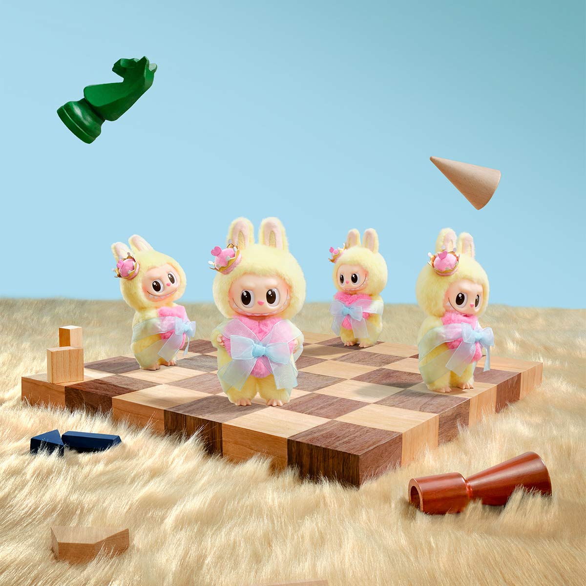 THE MONSTER Let's Checkmate Series-Vinyl Plush