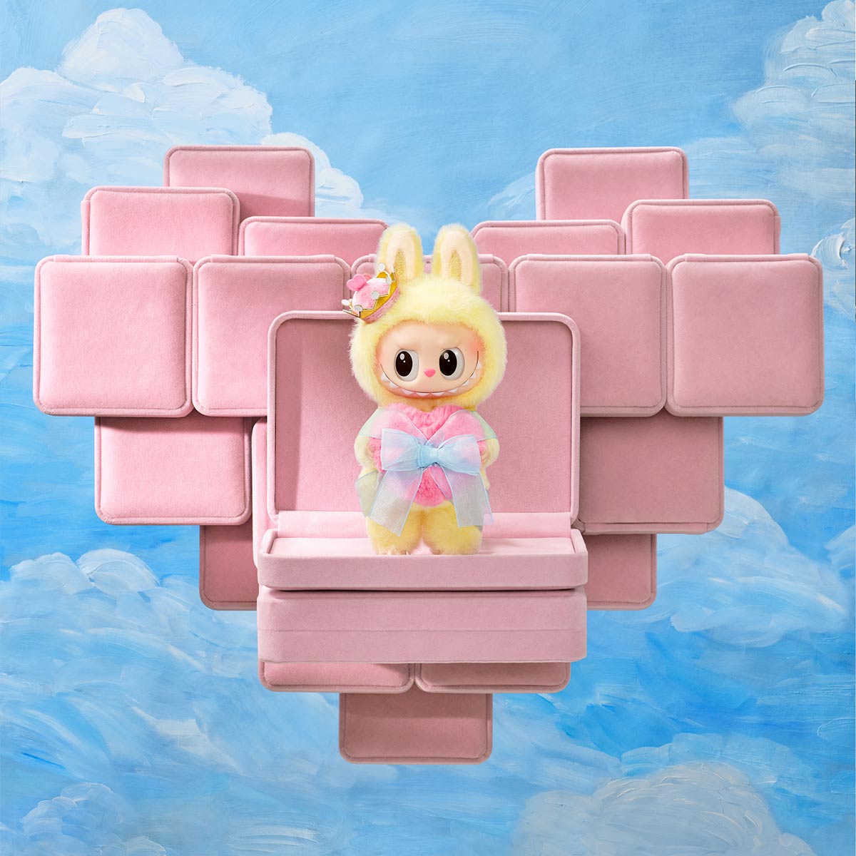 THE MONSTER Let's Checkmate Series-Vinyl Plush